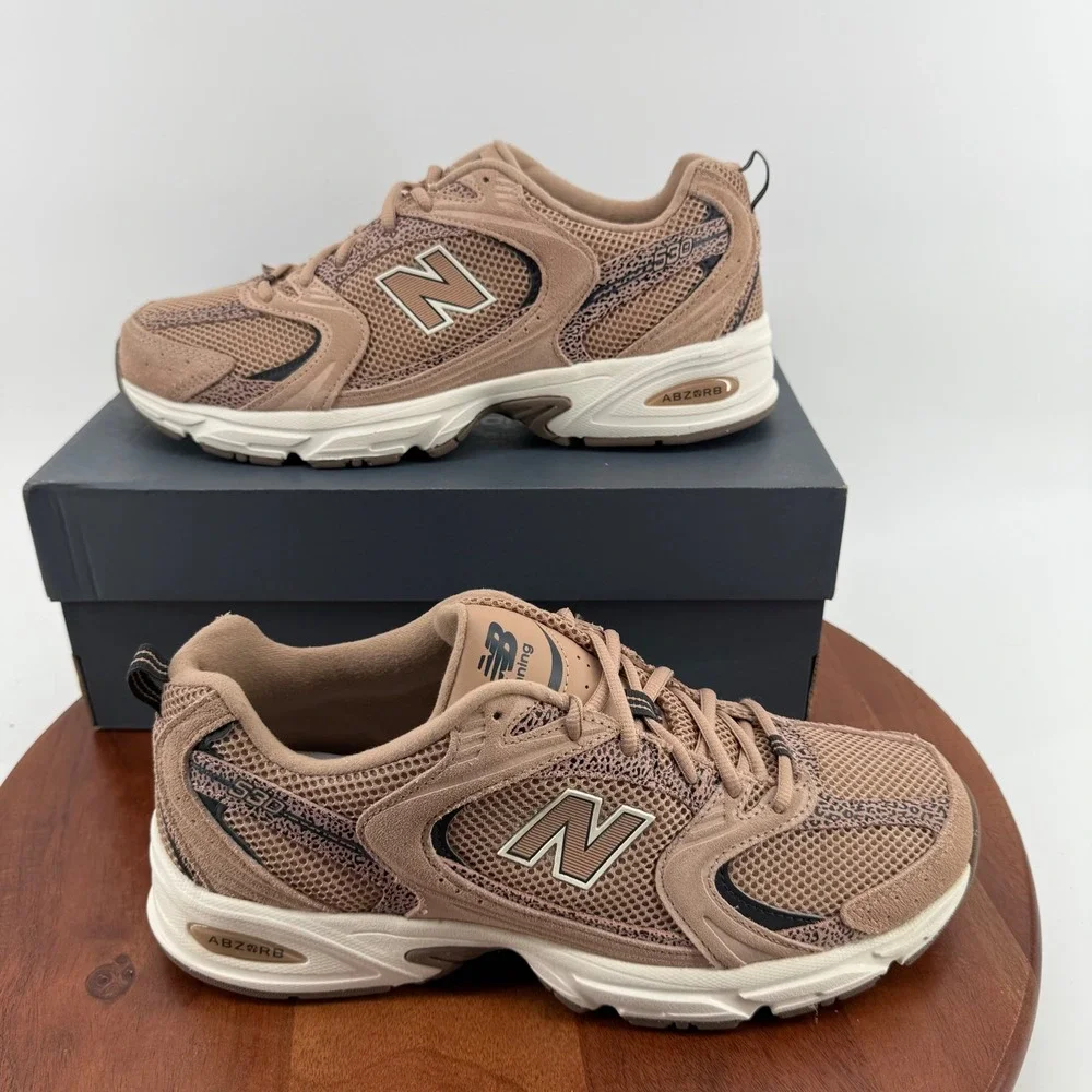 New Balance 530 Sneakers Brown Black Animal Print U530CRA Size Unisex M 10.5/W12